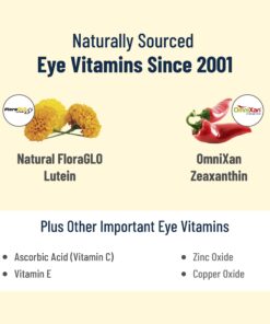AREDS 2 Select Eye Vitamins for Macular Support - Vitamins for Eyes with Zeaxanthin Plus Lutein Macular Supplement - Premium Macular Health Formula - Eye Supplements for Adults - 60 Capsules 11 71qGKG17TbL