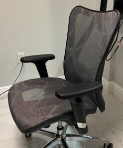 SIHOO M57 Ergonomic Office Chair with 3 Way Armrests Lumbar Support and Adjustable Headrest High Back Tilt Function Grey 47 71qGpQzslbL