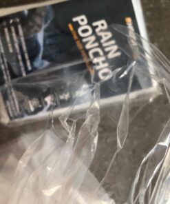 Hagon PRO Disposable Rain Ponchos for Adults (5 Pack) One Size Clear 28 71qHMBqbtGL