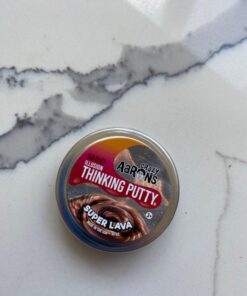 Crazy Aaron's Thinking Putty 2" Mini Tin (.47 oz) Super Lava - Soft Texture, Never Dries Out 39 71qHb9cwq1L