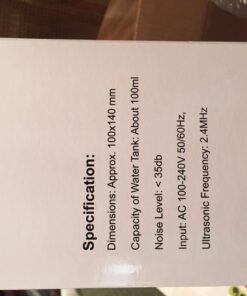 InnoGear Essential Oil Diffuser, Upgraded Diffusers for Essential Oils Aromatherapy Diffuser Cool Mist Humidifier with 7 Colors LED Lights 2 Mist Mode Waterless Auto Off for Home Office Room, White Basic White 39 71qHdKrVSTL