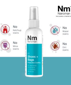 NANOMAN Shoe Protector Spray – Shoe & Boot Waterproofing Spray - Water & Stain Repellent - for Shoes Boots Sneakers Uggs Incl Suede, Leather Nubuck, Even White Shoes. 12 71qIBAqzIBL