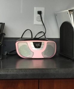 PROSCAN SRCD243 Portable CD Player with AM/FM Radio, Boombox (Pink) Pink 25 71qIFK45yML