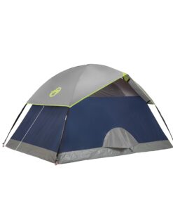 Coleman Sundome Camping Tent, 2/3/4/6 Person Dome Tent with Snag-Free Poles for Easy Setup in Under 10 Mins, Included Rainfly Blocks Wind & Rain, Tent for Camping, Festivals, Backyard, Sleepovers Navy Blue 2 Person 44 71qIOWNVe2L 1