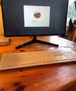 Macally Full Size USB Wired Keyboard for Mac and PC - Plug & Play Wired Computer Keyboard - Compatible Apple Keyboard with 15 Shortcut Keys for Easy Controls & Navigation of Macbook Pro/Air, iMac Wired USB 30 71qJ1 80DhL