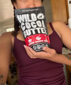 Wild Foods Organic Cocoa Butter Wafers | Raw Plant-Based & Cold-Pressed Cacao Keto Discs | Food Grade & Vegan White Sugar Free Chocolate Chips | 16oz 1 Pound (Pack of 1) 33 71qJF9rEkbL