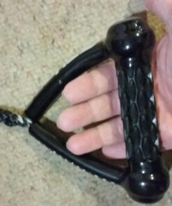 EzyDog Cujo Shock Absorbing Bungee Dog Leash - Best Dog Rope Training Lead - Reflective Trim for Nighttime Safety - Padded Pull Handle for Superior Comfort and Control (40", Black) 40-Inch 19 71qJMZFRXHL