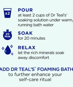 Dr Teal's Pure Epsom Salt, Clarify & Smooth with Witch Hazel & Aloe Vera, 3lbs (Packaging May Vary) 16 71qKECjG5PL