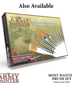 The Army Painter Most Wanted Brush Set - Miniature Small Paint Brush Set of 3 Acrylic Paint Brushes - Drybrush, Regiment Model Paint Brush & Fine Detail Tip Paint Brush for Watercolor Oil Painting 19 71qKR11mYdL 6