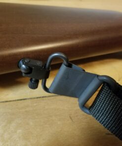 Uncle Mike's SS BL Nickel Quick Detach Sling Swivels 1 1/4" Black 19 71qKxsmz6HL