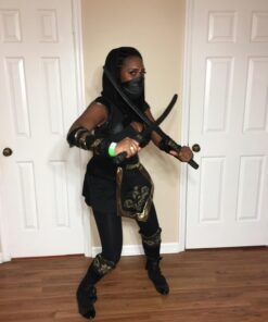 InCharacter Women's Ninja's Mystique Costume Medium Black/Gold 11 71qLSo8YuOL