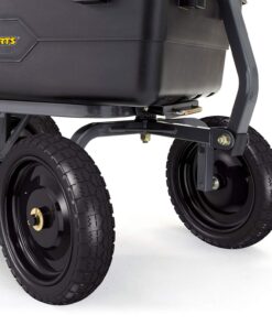 Gorilla Carts 13 Inch No Flat Replacement Wheel, Pneumatic Flat Free Cart Tires for Utility Garden Cart, Wheelbarrow, Dolly, Hand Truck, & Wagon (2 Pack) 14 71qMKOHUt2L