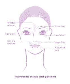 Toute Nuit Wrinkle Patches, Face Tape, Triangle - Forehead, Around Eyes and Lips - 45 Patches 45 Count (Pack of 1) 17 71qMKs906TL