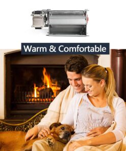 Hongso GFK21, FK21, BLOTSDV Replacement Fireplace Blower Fan Unit for Heatilator, Majestic, Heat N Glo, Rotom R7-RB66 11 71qMMXhS1tL