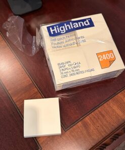 Highland Sticky Notes, 3 x 3 Inches, Yellow, 24 Pack (6549-24) 18 71qMaVDIEZL