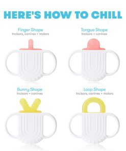 Frida Baby Not-Too-Cold-to-Hold BPA-Free Silicone Teether for Babies 29 71qMminskrL