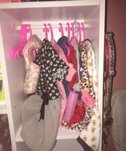 DollsHobbiesNmore 12 Pink Doll Clothes Hangers Fits 18 Inch Girl Doll Clothes 7 71qN4AyTB L