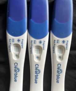 Clearblue Rapid Detection Pregnancy Test, Home Pregnancy Kit, 3 Count 3 Count (Pack of 1) 31 71qN7KRDLkL