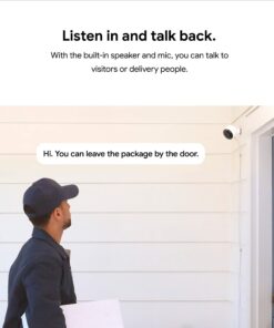 Google Nest Cam Outdoor - 1st Generation - Weatherproof Camera - Surveillance Camera with Night Vision - Control with Your Phone 1st Gen 1 Count (Pack of 1) Nest Cam (Outdoor, Wired) 48 71qNE2andiL