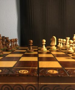 Wegiel Chess Set - Consul Chess Pieces and Board - European Wooden Handmade Game - JUNIOR 91 71qNUFXD1yL