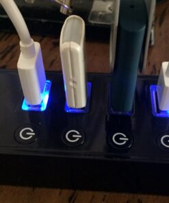 USB 3.0 Hub, atolla 4 Ports Super Speed USB 3 Hub Splitter with On Off Switch with 1 USB Charging Port (Cable Length 2 Feet, No AC Adapter) (4-Port hub) 42 71qNVEKfkXL