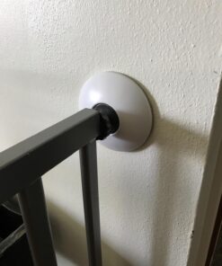 Wall Saver Baby Gate Wall Protector Protects Walls from Child Gate Damage - Makes Safety Gates More Secure - for Walk Thru Pressure Mounted Gates - Childproofing, Pet Proofing - 2 Full Size 36 71qP0JexvL