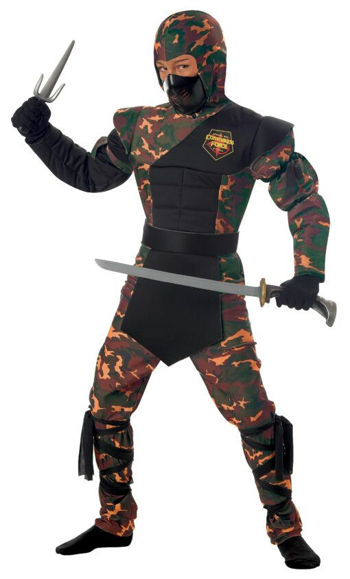 California Costumes Toys Special Ops Ninja Large Green/Brown Standard Packaging