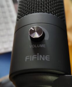 FIFINE USB Microphone, Metal Condenser Recording Microphone for Laptop MAC or Windows Cardioid Studio Recording Vocals, Voice Overs,Streaming Broadcast and YouTube Videos-K669B Black 33 71qQa97gQUL