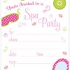 Spa Birthday Party Invitations - Fill In Style (20 Count) With Envelopes by m&h invites 50 71qQnPWKTgL