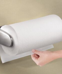 interDesign Wingo Paper Towel Holder for Kitchen-Wall Mount/Under Cabinet, 12" x 4.5" x 2.5", Stainless Steel 9 71qRTKLyjeL