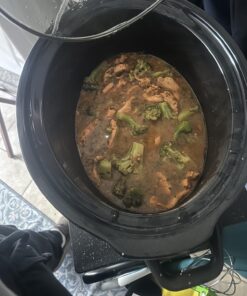 Hamilton Beach Programmable Slow Cooker with Flexible Easy Programming, 5 Cooking Times, Dishwasher-Safe Crock, Lid, 7 Quart, Silver 38 71qSPSaNaSL