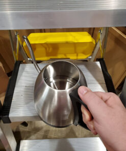 Bonavita 1L Digital Variable Temperature Gooseneck Electric Kettle for Coffee Brew and Tea Precise Pour Control, 6 Preset Temps, Café or Home Use, 1000 Watt, Stainless Steel Brushed Stainless Steel 38 71qSXr4CCKL