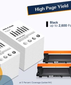 Colorking TN450 TN 450 Compatible Toner Cartridge Replacement for Brother TN450 TN420 TN-450 Toner for FAX-2840 2940 MFC-7240 HL-2270DW HL-2280DW HL-2230 HL-2240 MFC-7860DW DCP7065DN Printer(2 Black) 9 71qTQSgifwL