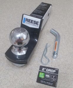 Reese 21536 Drawbar 2 Inch Square and Ballmount Towing 2 Inch Starter Kit, Black 32 71qTVjoqGLL