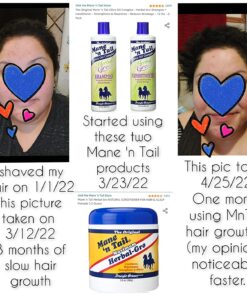 Mane 'n Tail: Herbal Gro Shampoo + Conditioner (12 oz Each), Olive Oil Complex That Helps Strengthens & Nourishes Hair 31 71qTW2uTSiL