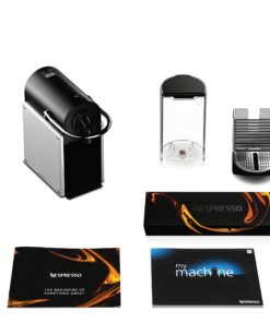 Nespresso Pixie Coffee and Espresso Machine by DeLonghi, 24oz, Aluminum Discontinued Pixe Aluminum: Machine Only 21 71qUCMhE0sL
