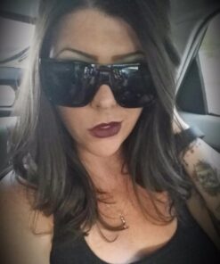 SA106 All Black Limo Flat Top Mob Oversized Rectangular Sunglasses 33 71qUXogbpiL