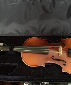 Bunnel Premier Violin Clearance Outfit 4/4 Full Size - Carrying Case and Accessories Included - Solid Maple Wood and Ebony Fittings By Kennedy Violins 4/4 (Full) 48 71qUaBoxqXL