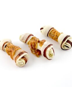 GOOD 'N' FUN Triple Flavor Chews, Rawhide Treats for Dogs 6 Count (Pack of 1) 19 71qUco151L