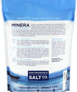 Minera Dead Sea Salt - 2 lb. Bag Fine Grain 22 71qUhXpZK L