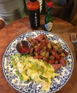 TRUFF Original Black Truffle Hot Sauce, Gourmet Hot Sauce with Ripe Chili Peppers, Black Truffle Oil, Agave Nectar, Unique Flavor Experience in a Bottle, 6 oz. 6 Ounce (Pack of 1) 37 71qUoul4sJL