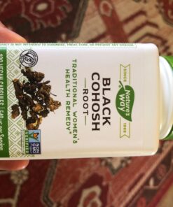 Nature's Way Black Cohosh Root, Traditional Support for Women's Health*, 540 mg, 180 Vegan Capsules 31 71qVEbrs3iL