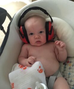 HEARTEK Noise Cancelling Headphones Kids Adult Earmuffs Shooting Ear Protection Glowing Red 42 71qVlrU0S7L