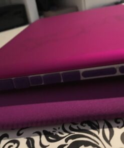 Se7enline Compatible with MacBook Pro Case Bundle 5 in 1 Set Hard Cover Cases for MacBook Pro 13 in A1278 Release 2010-2012 Sleeve Bag, Keyboard Cover,Screen Protector, Dust Plug, Deep Purple 16 inch 37 71qVm5Hhe3L