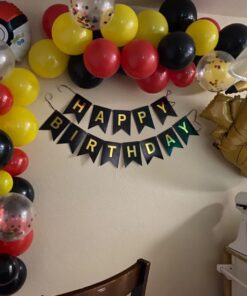 Anagram International 2946001 Pikachu Shape Balloon Pack, 31", Yellow 22 71qVyzqEOLL