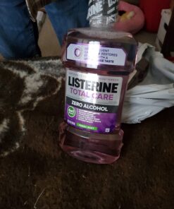 Listerine Total Care Zero Alcohol Anticavity Mouthwash, Bad Breath Treatment, Alcohol Free Mouthwash for Adults; Fresh Mint Flavor, 1 L (Pack of 2) 33.8 Fl Oz (Pack of 2) Fresh Mint (Zero Alcohol) 30 71qWghN2LL