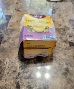 Organic Egyptian Licorice 16 tea bags by Yogi Tea licorice,Egyptian Licorice 18 71qX6G5pDL