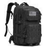 G4Free 40L Military Tactical Backpack 3 Day Assault Survival Molle Pack Bug Out Bag Fishing Backpack Rucksack Black 10 71qXjj0hWhL