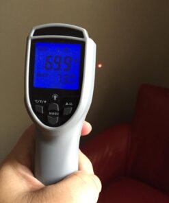 Etekcity Digital Thermometers Non-contact-58°F ~1022°F (-50°C ~ 550°C) ith Adjustable Emissivity & Max Measure for Meat Refrigerator Pool Oven, Blue 84 71qXnJtpL