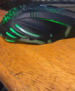 HAVIT HV-MS672 3200DPI Wired Mouse, 4 Adjustable DPI Levels, 800/1200/2400/3200DPI, 7 Circular & Breathing LED Light, 6 Buttons (Black) 57 71qXxdK9nL